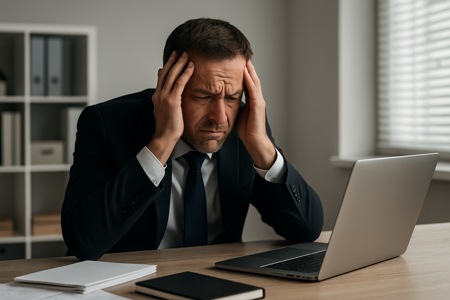 überlastete Führungskraft